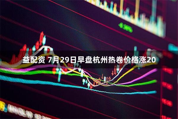 益配资 7月29日早盘杭州热卷价格涨20