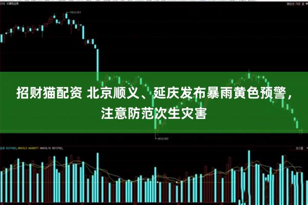 招财猫配资 北京顺义、延庆发布暴雨黄色预警，注意防范次生灾害